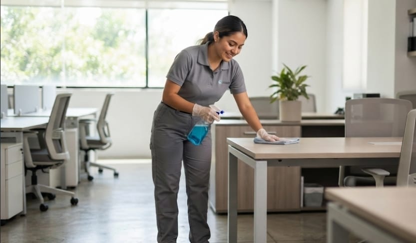 AUXILIAR DE LIMPIEZA ​SOLUCIONES TERRESTRES 4A